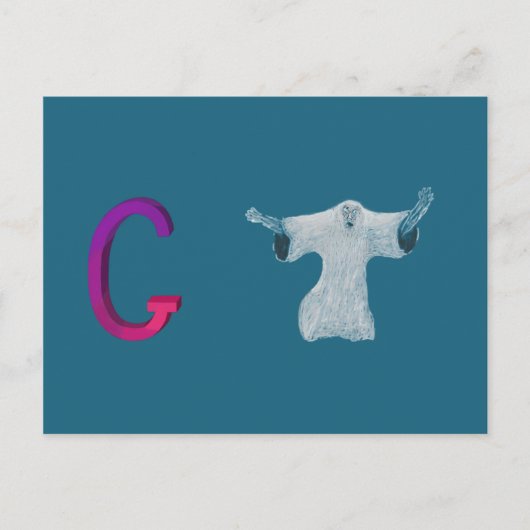 ゴーストカード ポストカード (正面)