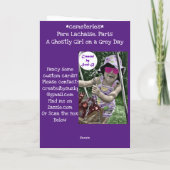 ゴーストガールパリス カード (裏面)