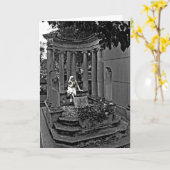 ゴーストガールパリス カード (黄色い花)