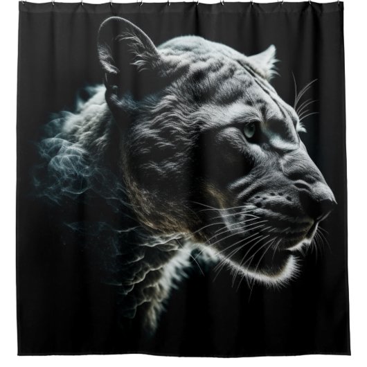 ゴーストグレイクーガー シャワーカーテン (正面)