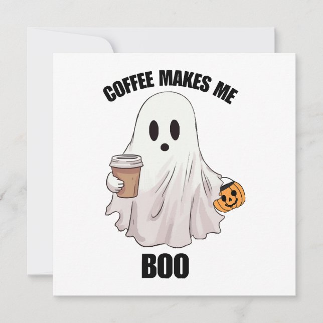 ゴーストコーヒーハロウィンおもしろい (正面)