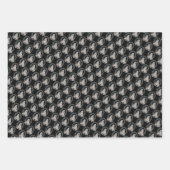 ゴーストゴシックホリデーギフトラップ紙ヴィンテージゴシック ラッピングペーパーシート (正面2)