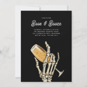 ゴーストシャンパーニュ「Boos & Booze」ハローウィンパーティ 招待状 (正面)