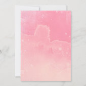 ゴーストスケートボード ハロウィン かぼちゃ ピンク 招待状 (裏面)