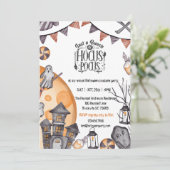 ゴーストタウンの不気味なハロウィン招待状 招待状 (スタンド正面)