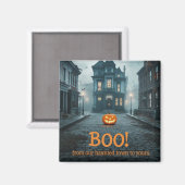 ゴーストタウンスクエアハロウィーンデザイン マグネット (正面/裏面)