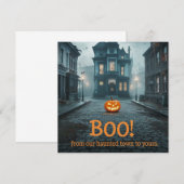 ゴーストタウン広場のハロウィンデザイン (正面/裏面)