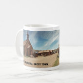 ゴーストタウン: Bodie、カリフォルニア コーヒーマグカップ (正面左)