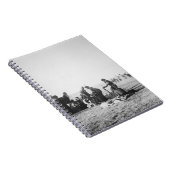 ゴーストダンス、サウスダコタ1890年(b/wの写真) ノートブック (右側)