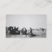 ゴーストダンス、サウスダコタ1890年(b/wの写真) 名刺 (裏面)