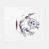 ゴーストナース クラシックTシャツ フリースブランケット (正面(横))