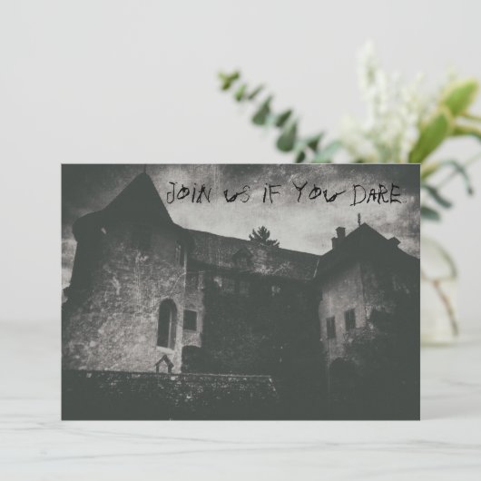 ゴーストハウスグ幽霊のよく出るランジーモノワ不気味ーク 招待状 (スタンド正面)