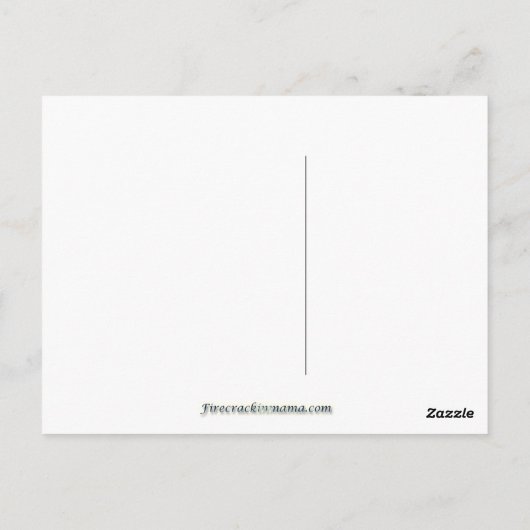 ゴーストハッピーハローウィン葉書 ポストカード (裏面)