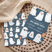 ゴーストハロウィンパーティーの招待状 招待状