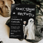 ゴーストハロウィンパーティーの招待状 招待状