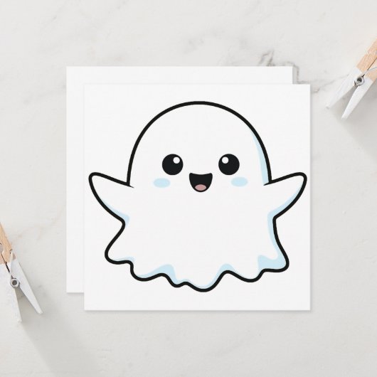 ゴーストハロウィンTシャツ 招待状 (正面/裏面インサイチュ)