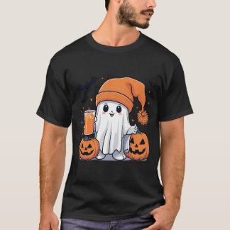 ゴーストハロウィーンおもしろい Tシャツ