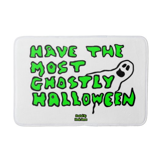 ゴーストハロウィーン中風呂マット バスマット (正面)