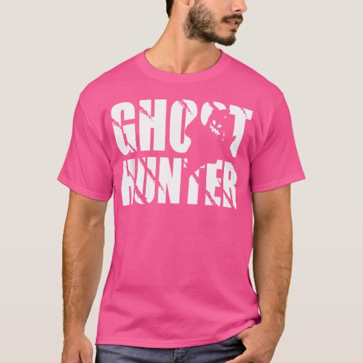 ゴーストハンターのためのゴーストハンターデザイン Tシャツ (正面)