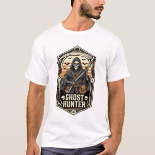 ゴーストハンターTシャツ ビンテージ リーパー ハロウィンデザイン Tシャツ