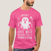 ゴーストハンティングおもしろ幽霊ハンターのパンチ Tシャツ (正面)