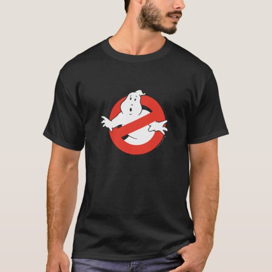 ゴーストバスターズ オリジナル ゴーストなし ロゴ 楽しい レトロ モ Tシャツ (正面)