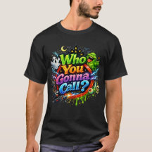 ゴーストバスターズ "Who You Gonna Call" レトロデザイン