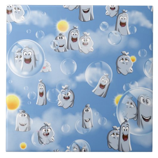 ゴーストパターン タイル (正面)