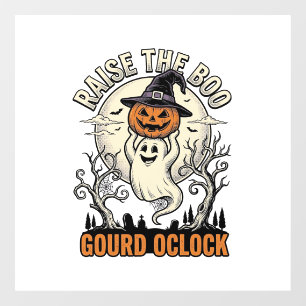 ゴーストパンプキンシャツビンテージハロウィン彫刻Tシャツ ウィンドウサイン