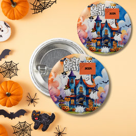 ゴーストパーティーキッズハロウィン 缶バッジ