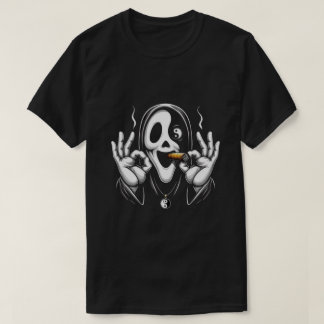 ゴーストフェイス禅 - カオスの中でリラックス Tシャツ