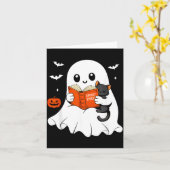 ゴーストブック 黒猫 ハロウィン コスチューム メンズ カード (黄色い花)