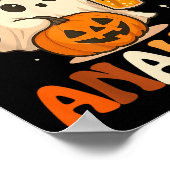 ゴーストブー行動アナリストの面白いハロウィン行動 ポスター (角)
