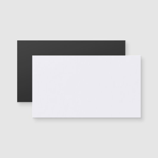 ゴーストホワイト マグネット名刺 (正面/裏面)