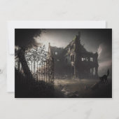 ゴーストマンションハローウィンパーティ招待状 招待状 (裏面)