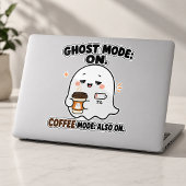 ゴーストモードオン、コーヒーモードもオン 面白いゴースト シール