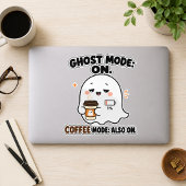 ゴーストモードオン、コーヒーモードもオン 面白いゴースト シール
