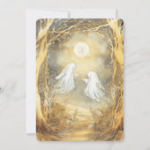 ゴーストラブ ウェディング 招待状 (裏面)