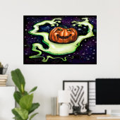 ゴーストリーおもしろい ポスター (ホームオフィス)