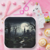 ゴーストリーウィッチの館 ハロウィン ペーパープレート (パーティー)