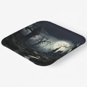 ゴーストリーウィッチの館 ハロウィン ペーパープレート (傾斜あり)