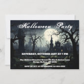 ゴーストリーウィッチズマナーハローウィンパーティ招待状 招待状 (正面)