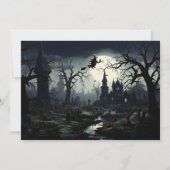 ゴーストリーウィッチズマナーハローウィンパーティ招待状 招待状 (裏面)