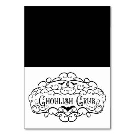 ゴーストリーグルーブ ヴィンテージ ハロウィン 食品テント テーブルナンバー