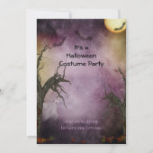 ゴーストリーハローウィンパーティ招待状 招待状 (正面)