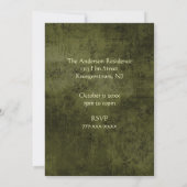 ゴーストリーハローウィンパーティ招待状 招待状 (裏面)