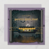 ゴーストリー墓地クルーズ招待状 招待状 (正面/裏面)