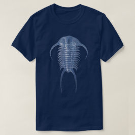 ゴーストリー・ブルー・パラセラウルス三葉虫 Tシャツ