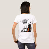 ゴーストリー ランタン パレード ホワイト Tシャツ (裏面フル)