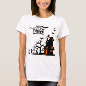 ゴーストリー ランタン パレード ホワイト Tシャツ (正面)